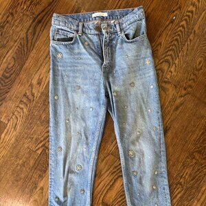 SANDRO Studded Jeans